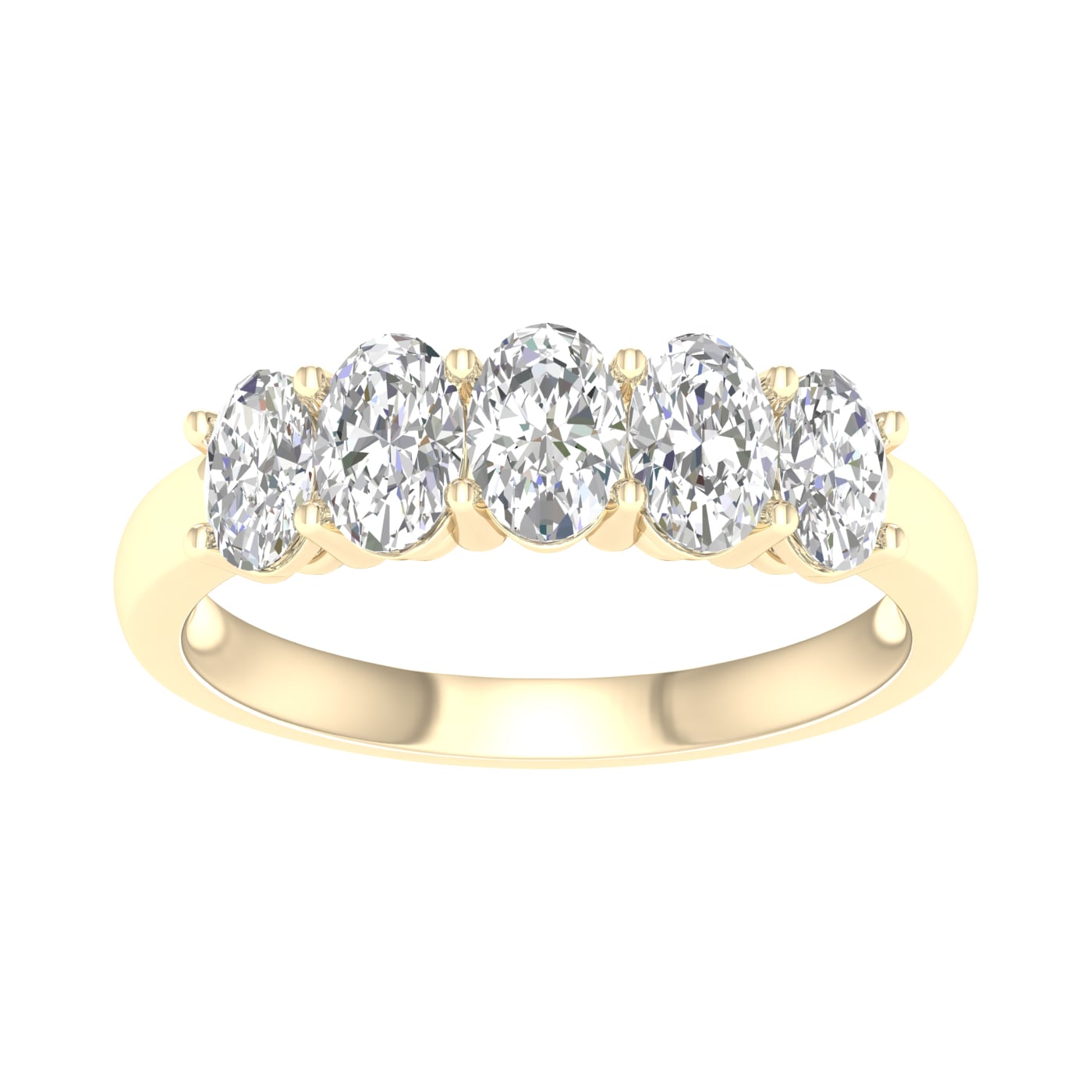 14K 1.50CT Lab Diamond Ring