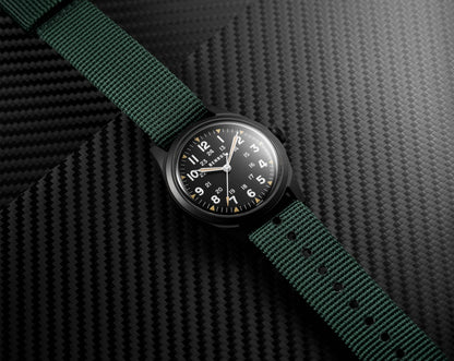 BENRUS DTU Phantom Automatic 38mm Swiss ETA 2892 Military Field Black PVD Watch