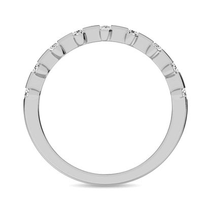Diamond 1/4 Ct.Tw. Diamond Stackble Band in 14K White Gold