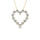 Diamond 1/2 Ct.Tw. Heart Pendant in 14K Yellow Gold