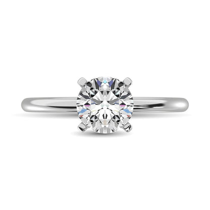 14K White Gold Labgrown Diamond 1 1/2 Ct.Tw. Non certified HPHT VS1+ G+ Solitaire Ring (Available in 1ctw to 2ctw)