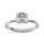 14K White Gold Lab Grown Diamond 9/10 Ct.Tw. Non Certified CVD VS1+ G+ Solitaire Ring (Available in 0.50ctw to 7ctw)