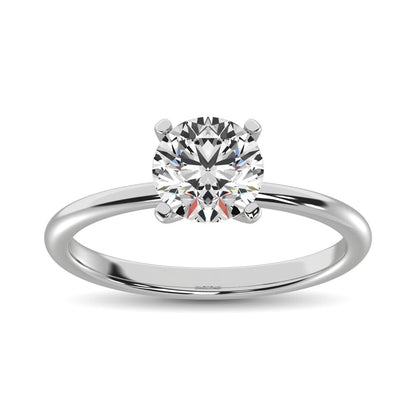 14K White Gold Lab Grown Diamond 2 Ct.Tw. IGI Certified CVD VS1+ G+ Solitaire Ring (Available in 0.50ctw to 7ctw)