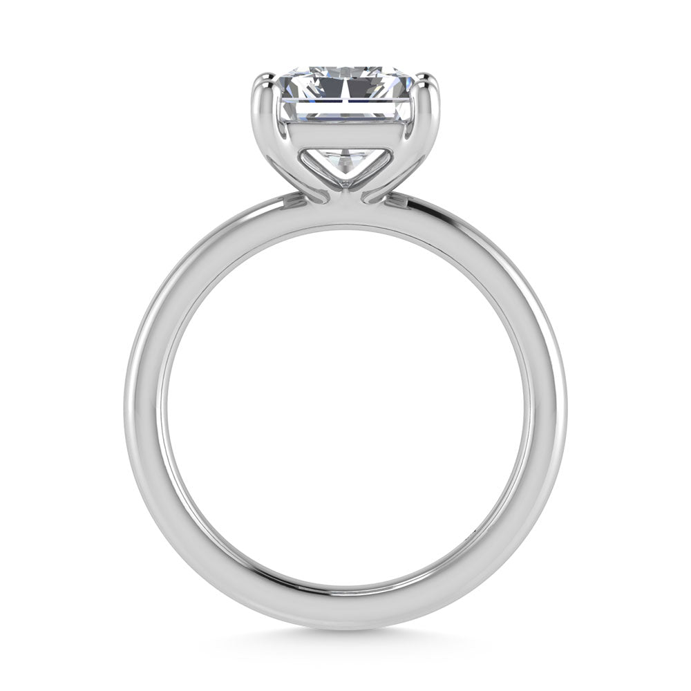 14K White Gold Lab Grown Diamond 1 1/2 Ct.Tw. IGI Certified Radiant Shape Solitaire (Available from 1CT to 7CT)