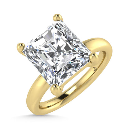 14K Yellow Gold Lab Grown Diamond 2 Ct.Tw. IGI Certified Radiant Shape Solitaire (Available from 1CT to 7CT)