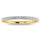 14K Yellow Gold Lab Grown Diamond 1/6 Ct.Tw. IGI Certified Wedding Band