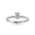 14K White Gold Lab Grown Diamond 1 1/5 Ct.Tw. IGI Certified Oval Shape Hidden Halo Engagement Ring