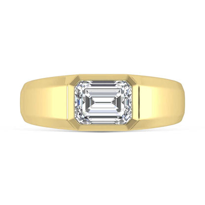 14K Yellow Gold Lab Grown Diamond 2 Ct.Tw. Mens Band