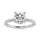 14K White Gold Lab Grown Diamond 2 3/8 Ct.Tw. Hidden Halo Engagement Ring (Center Round)