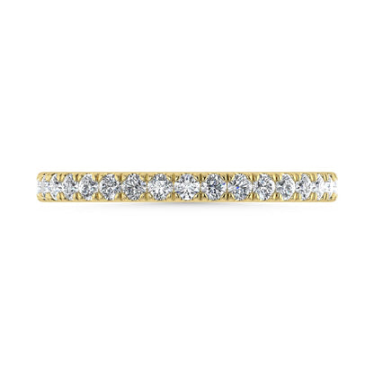 14K Yellow Gold Lab Grown Diamond 3/8 Ct.Tw. Wedding Band