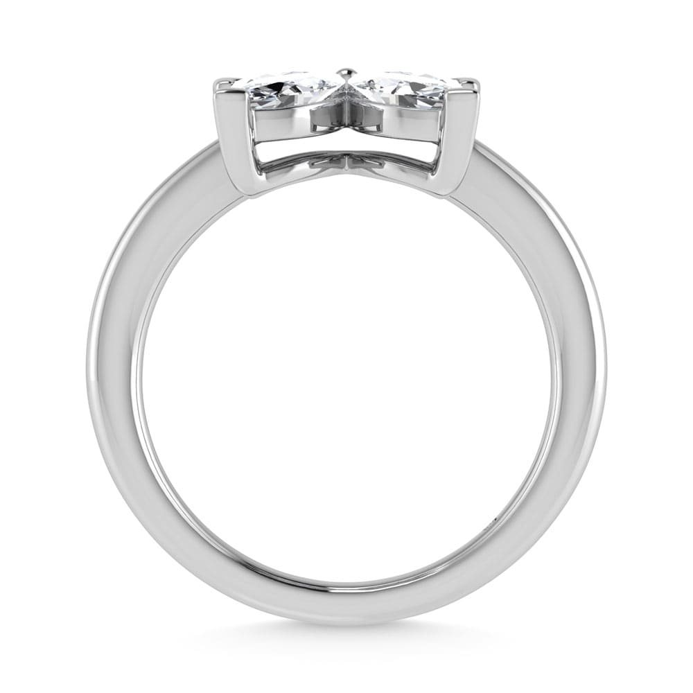 10K White Gold Lab Grown Diamond 1 Ct.Tw. Fashion Ring