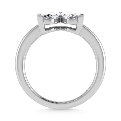 10K White Gold Lab Grown Diamond 1 Ct.Tw. Fashion Ring