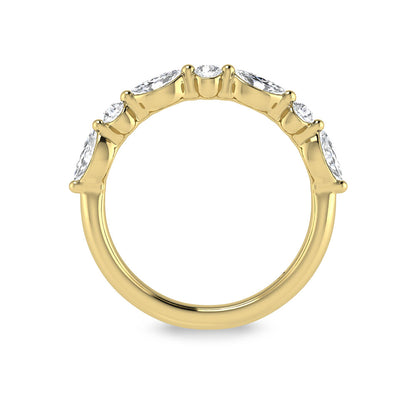 14K Yellow Gold Lab Grown Diamond 1/2 ct.tw. IGI Certified Wedding Band