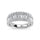 14K White Gold Lab Grown Diamond 1 Ct.Tw. Wedding Band