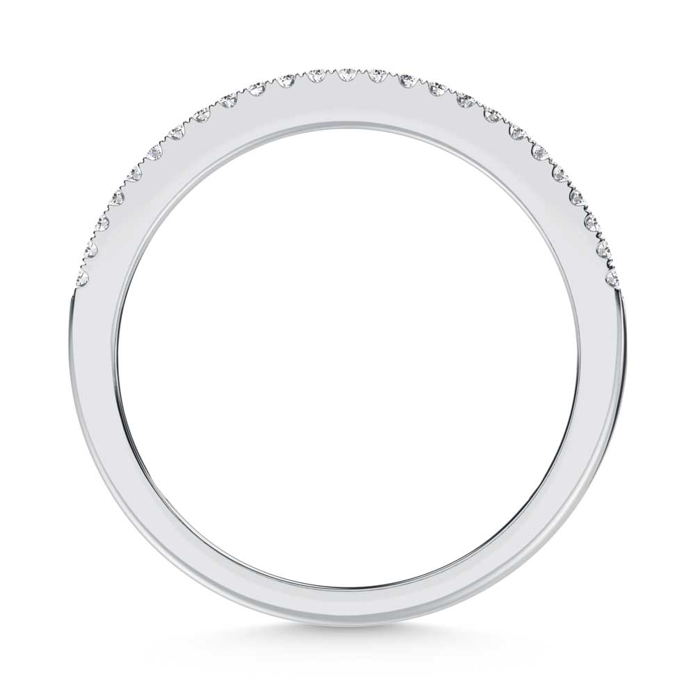 14K White Gold Lab Grown Diamond 1 Ct.Tw. Baguette Wedding Band