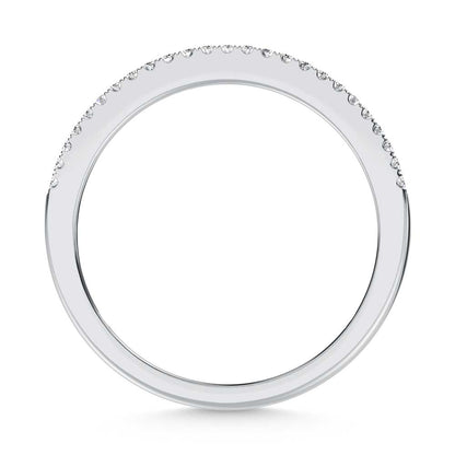 14K White Gold Lab Grown Diamond 1 Ct.Tw. Baguette Wedding Band