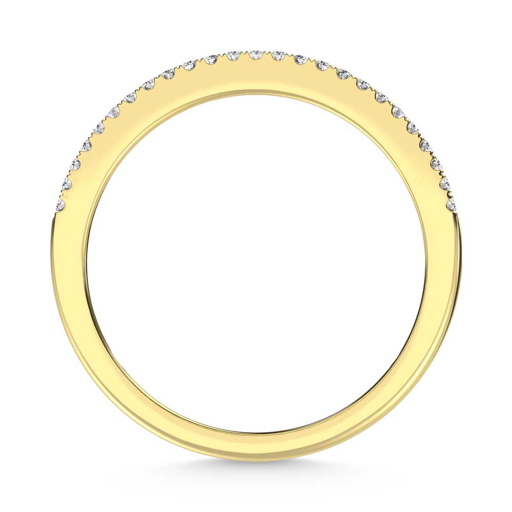 14K Yellow Gold Lab Grown Diamond 1/2 Ct.Tw. Baguette Wedding Band