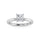 14K White Gold Lab Grown Diamond 1 1/20Ct.Tw. Radiant Shape IGI Certified Engagement Ring (Center 1ct)