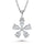 14K White Gold Lab Grown Diamond 1 1/4 Ct.Tw. Fashion Pendant