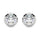 10K White Gold Lab Grown Diamond 1/2 Ct.Tw. Solitaire Earrings