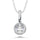 10K White Gold Lab Grown Diamond 1/6 Ct.Tw. Solitaire Pendants