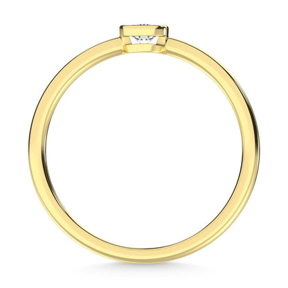 10K Yellow Gold Lab Grown Diamond 1/6 Ct.Tw. Solitaire Ring