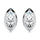 10K White Gold Lab Grown Diamond 1/5 Ct.Tw. Marquise Shape Stud Earrings