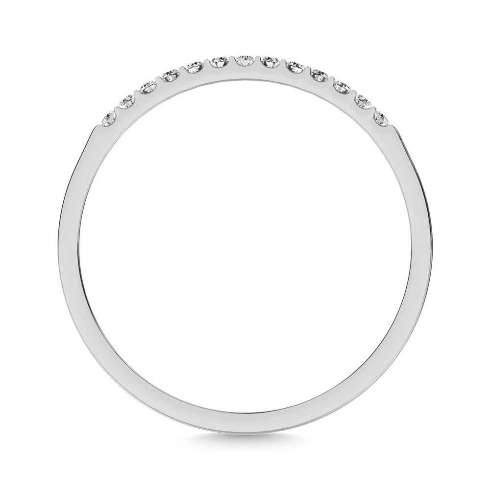 14K White Gold Lab Grown Diamond 1/3 Ct.Tw. Ladies Machine Band