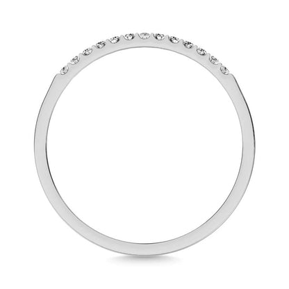 14K White Gold Lab Grown Diamond 1/2 Ct.Tw. Ladies Machine Band