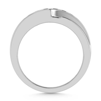 10K White Gold Lab Grown Diamond 1/2 Ct.Tw. Mens Band