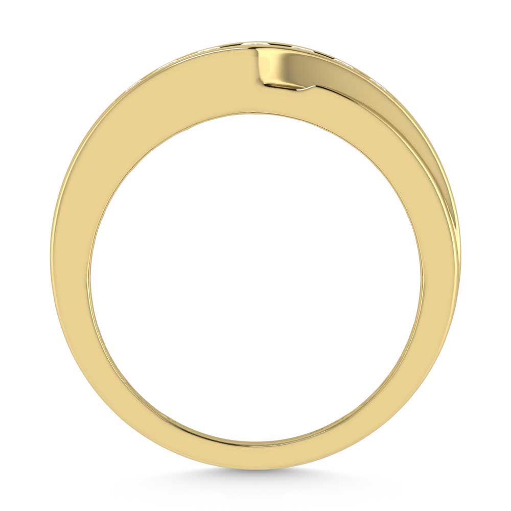 10K Yellow Gold Lab Grown Diamond 1/2 Ct.Tw. Mens Band