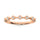 10K Rose Gold Labgrown Diamond 1/10 Ct.Tw. Wedding Band