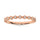 10K Rose Gold Labgrown Diamond 1/10 Ct.Tw. Wedding Band