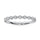 10K White Gold Labgrown Diamond 1/10 Ct.Tw. Wedding Band
