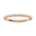 10K Rose Gold Labgrown Diamond 1/6 Ct.Tw. Wedding Band