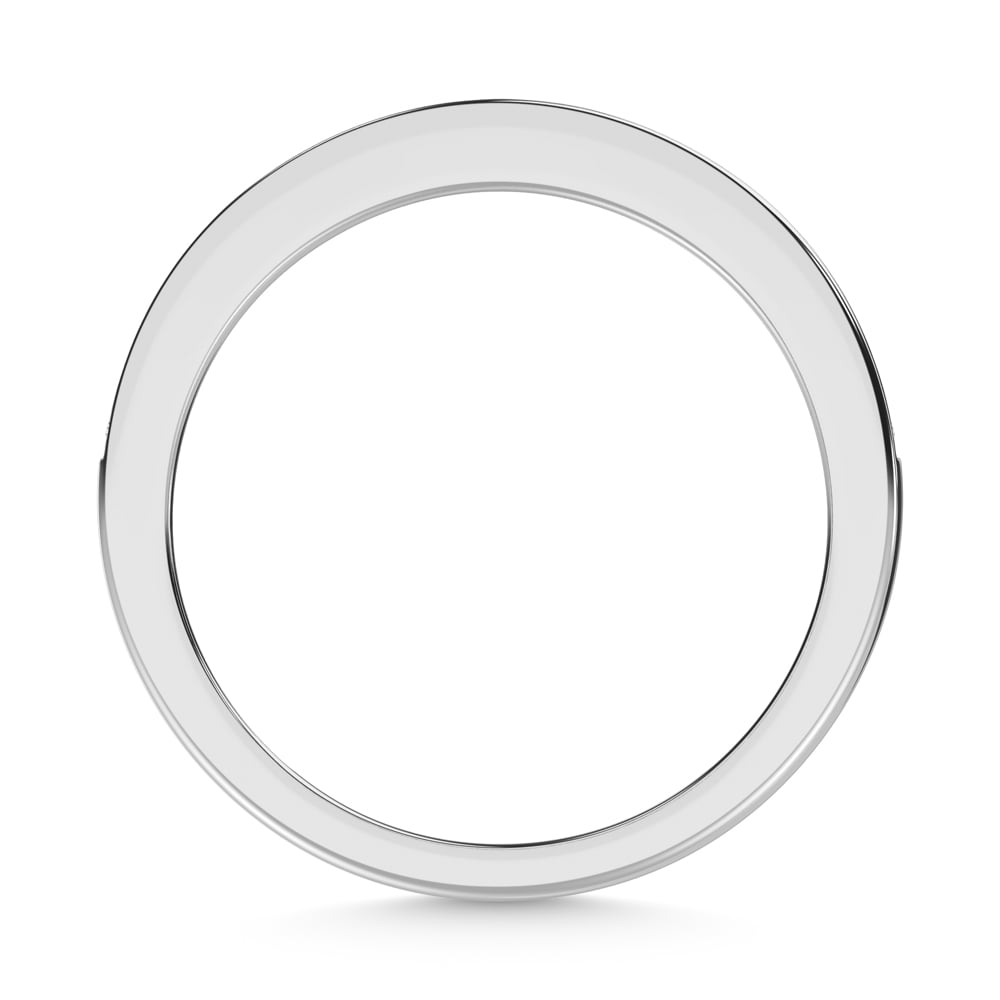 14K White Gold Lab Grown Diamond 1/4 Ct.Tw. Channel Band