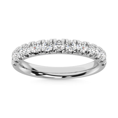 14K White Gold Lab Grown Diamond 1 Ct.Tw. Micropave Band