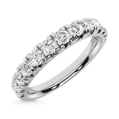 14K White Gold Lab Grown Diamond 1/4 Ct.Tw. Micropave Band