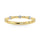 14K Yellow Gold Lab Grown Diamond 1/6 Ct.Tw. Wedding Band