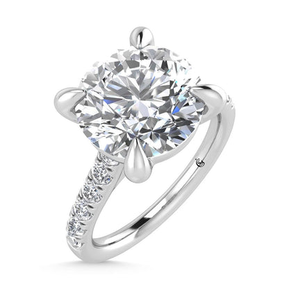 14K White Gold Labgrown Diamond 2 1/3 Ct.Tw. Engagement Ring