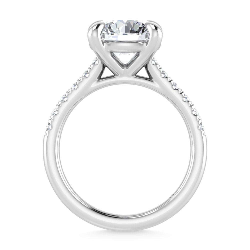 14K White Gold Labgrown Diamond 4 1/3 Ct.Tw. Engagement Ring