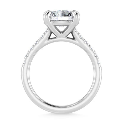 14K White Gold Labgrown Diamond 4 1/3 Ct.Tw. Engagement Ring