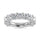 14K White Gold Lab Grown Diamond 4 5/8 Ct.Tw. Band
