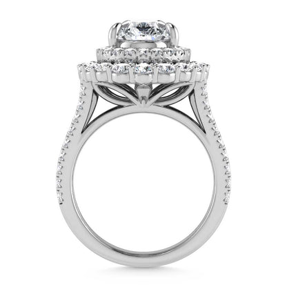14K White Gold Lab Grown Diamond 5 Ct.Tw. Labgrown Engagement Ring