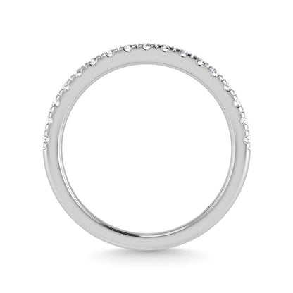 14K White Gold Lab Grown Diamond 1/3 Ct.Tw. Band