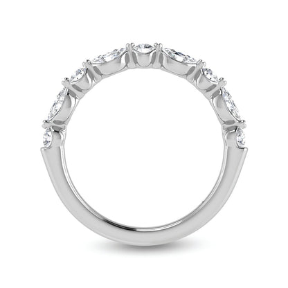 14K White Gold Lab Grown Diamond 1/2 Ct.Tw. Stackable Band