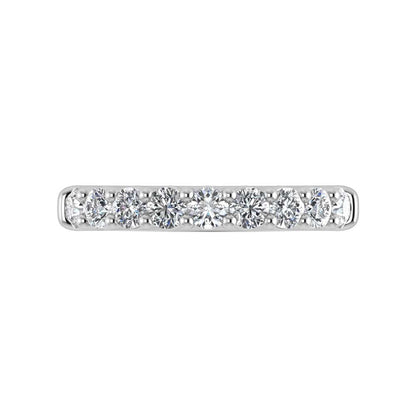14K White Gold Lab Grown Diamond 1/3 Ct.Tw. Band