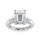 14K White Gold Lab Grown Diamond 5 3/4 Ct.Tw. Engagement Ring