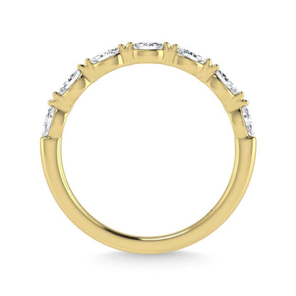 14K Yellow Gold Lab Grown Diamond 1/4 Ct.Tw. Stackable Band
