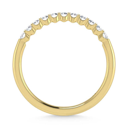 14K Yellow Gold Lab Grown Diamond 1/4 Ct.Tw. Band